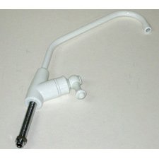 FAUCET  LONG REACH  WHITE CERAMIC