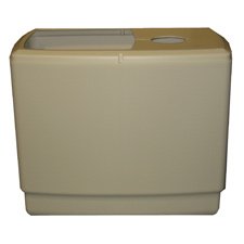 CABINET WINDSOR 18" HI-PROFILE ALMOND / BLACK
