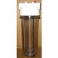 HOUSING 3/4 #10 SLIM CLEAR/WHITE RIB CAP 2  O RING W/PR