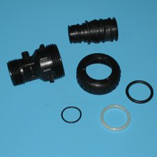 DRAIN FITTING 1" STRAIGHT FOR WS1
