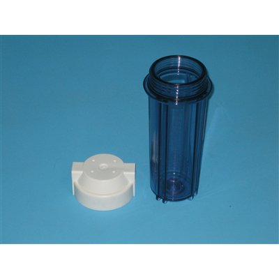 HOUSING 1 / 4 #10 SLIM CLR / W FLAT CAP (2) O RING IN / OUT