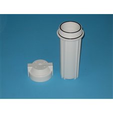 HOUSING 1 / 4 #10 SLIM W / W FLAT CAP (2) O RING IN / OUT