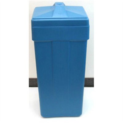 BRINE TANK BLUE 15X17X36 WITH COVER