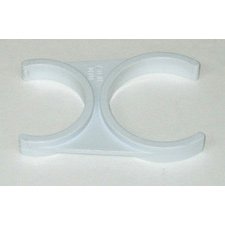 CLIP DOUBLE WHITE FOR MEMBR. /  IN LINE 2-1 / 2X2