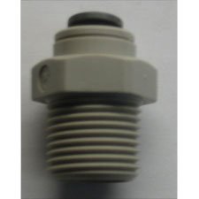 JG CONNECTOR MALE STRAIGTH 1 / 4T X 3 / 8NPT