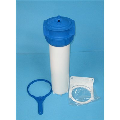 HOUSING 1" #20 BIG BLUE  BLUE / WHITE W / PR BRACKET &  W