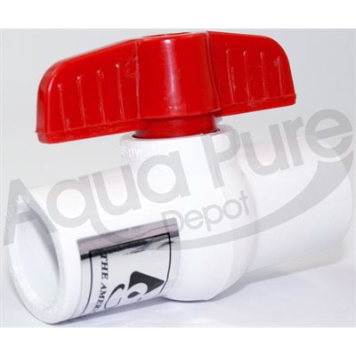 BALLVALVE 1 / 2 SLIPT PVC