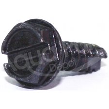 SCREW,HEX WSH,6-20 X 1 / 2 TYPE 25 STEEL ZINC W / BLK CHROM