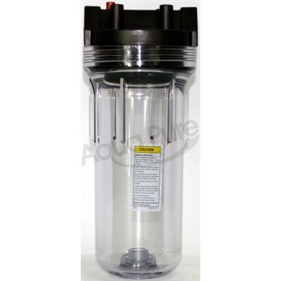 HOUSING 3 / 4 #10 REG. CLEAR / BLACK  W / PR