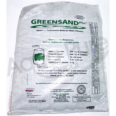 MEDIA OXIDATION MANGANESE GREENSAND PLUS 1 / 2 CUBE