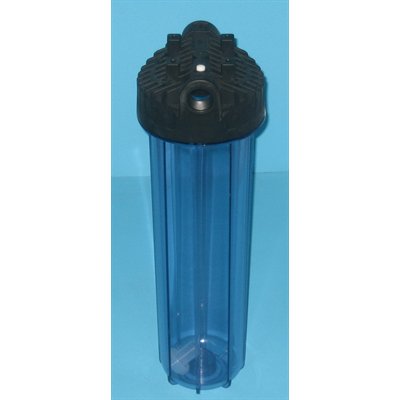 HOUSING 1" #20 BIG BLUE CLEAR / BLACK  W / PR