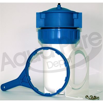 HOUSING 1"  #10 BIG BLUE  BLUE / WHITE W / PR  W / PR BRACKET &