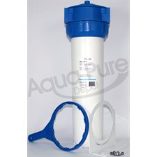 HOUSING 1" #20 BIG BLUE  BLUE / WHITE W / PR BRACKET &  W