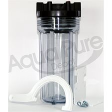 HOUSING 3 / 4 #10 REG CLEAR / BLACK W / PR BRACKET & WRENCH