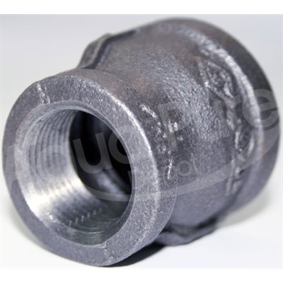 COUPLING RED. 1" X 3 / 4 FNPT BLACK