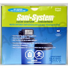 SANI SYSTEM WATER SOFTENER- 24PK