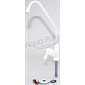 FAUCET  LONG REACH  WHITE CERAMIC