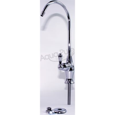 FAUCET  LONG REACH   QUATER TURN CER.  CHROME PLATED LEAD FR