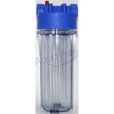 HOUSING 3 / 4 #10 SLIM CLEAR / BLUE W / PR