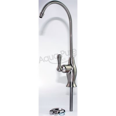FAUCET LONG REACH QUATER TURN CERAMIC BRUSHED NICKEL