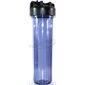HOUSING 1"  #20 BIG BLUE  CLEAR / BLACK  W / PR DOUBLE O RING