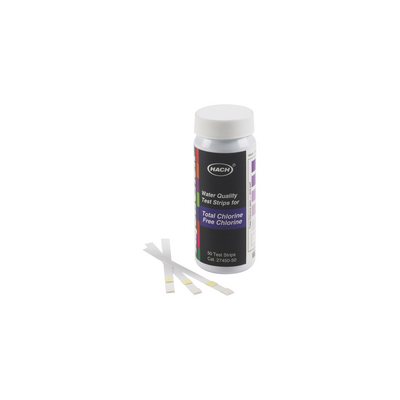 TEST STRIPS CHLORINE FREE AND TOTAL 0-10PPM