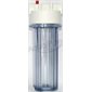 HOUSING 3 / 4 #10 SLIM CLEAR / WHITE RIB CAP 2  O RING W / PR