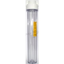 HOUSING 3 / 4 #20 SLIM CLEAR / WHITE  NO PR DOUBLE O RING