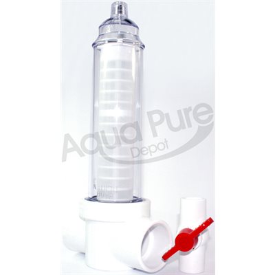 VUE FLOW 1-1 / 2" W / PURGE VALVE 140 MESH SCREEN