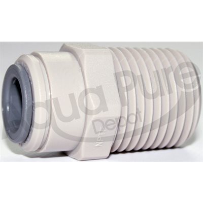 JG CONNECTOR MALE STRAIGTH 3 / 8T X 1 / 2NPT DM-6MC8