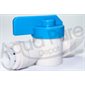 JG BALL VALVE STRAIGTH 3 / 8 MNPT X  3 / 8  QUICK CONNECT