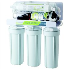 REVERSE OSMOSIS 5 STAGES- 100 GPD-BOOSTER PUMP-LEAK STOP