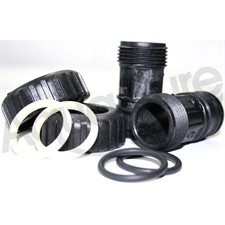 FITTING PKG 1" PVC MALE STRAIGHT NPT FOR APD