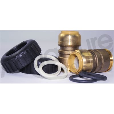 FITTING PKG 3 / 4  MALE STRAIGHT SHARK BITE ASSY LEAD FREE