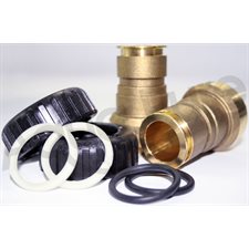 FITTING PKG 1'' MALE STRAIGHT SHARK BITE ASSY  LEAD FREE
