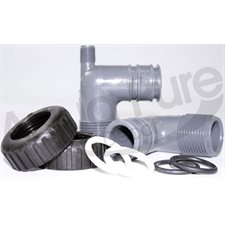 FITTING 1" PVC MNPT ELBOW ASSEMBLY FOR APD VALVE