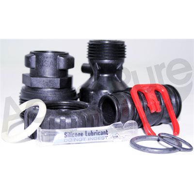 DRAIN FITTING 2" STRAIGHT 1'' MNPT