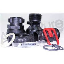 DRAIN FITTING 2" STRAIGHT 1'' MNPT