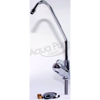 FAUCET  LONG REACH  CHROME QUATER TURN CERAMIC
